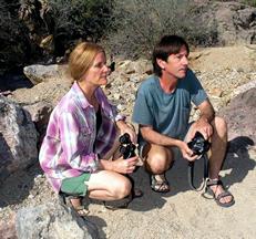 Co-founders of the African Wild Dog Conservancy